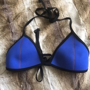 Triangl Neoprene Blue reversible top